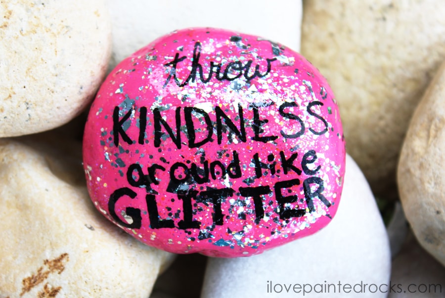 How to Do Glitter Painted Rocks The Right Way and the Wrong Way! I Love Painted Rocks