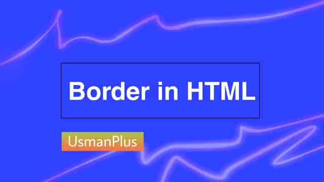 html border