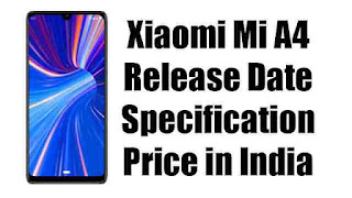 Xiaomi Mi A4 Price in India