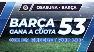 Paston Megacuota Osasuna vs Barcelona 6-3-2021 Paston Megacuota Osasuna vs Barcelona 6-3-2021