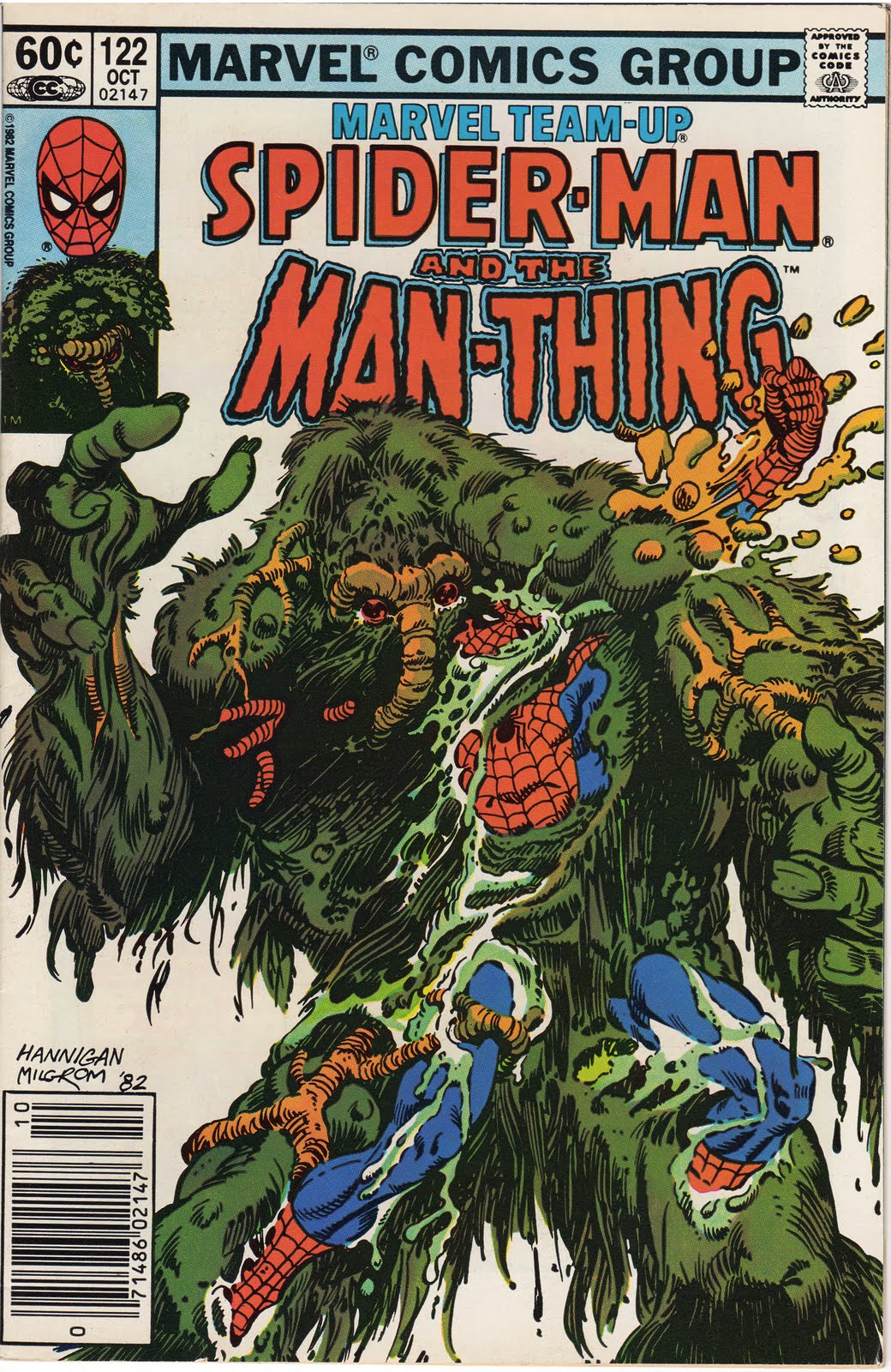 marvel team up 122 spider-man and man thing