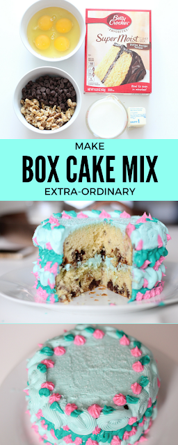 With a few ingredients, turn cake mix better.