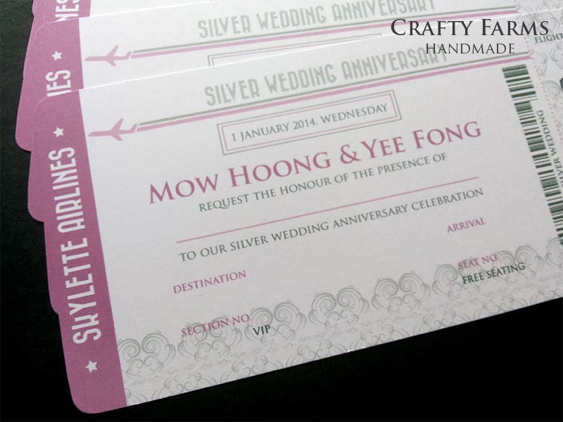  Wedding  Card Malaysia  Crafty Farms Handmade Silver 
