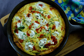 Merguez Lamb Sausage Frittata