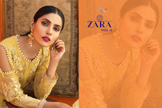 Shree Fab Zara vol 4 georgette pakistani Suits wholesaler