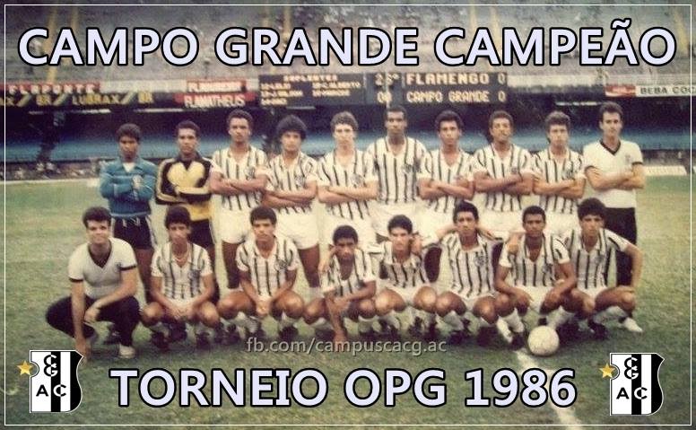 Esporte Rio: Campo Grande AC Campeão do Torneio Octávio Pinto Guimarães de Juniores de 1986