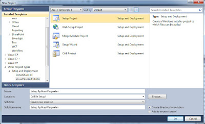 Cara Membuat File Setup / Installer Dengan VB .Net 2010 Cara Membuat File Setup / Installer Dengan VB .Net 2010