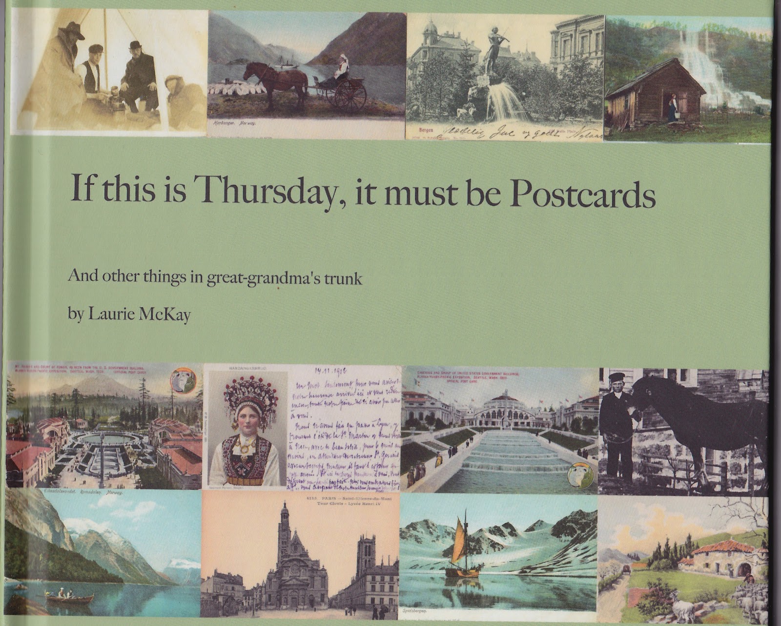 Beware of the Rug Thursday postcard book