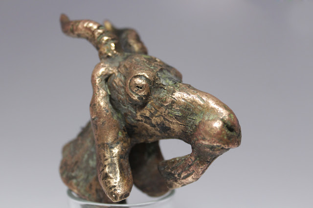 goat, bronze, sculpture, Riaan Coetzee, 