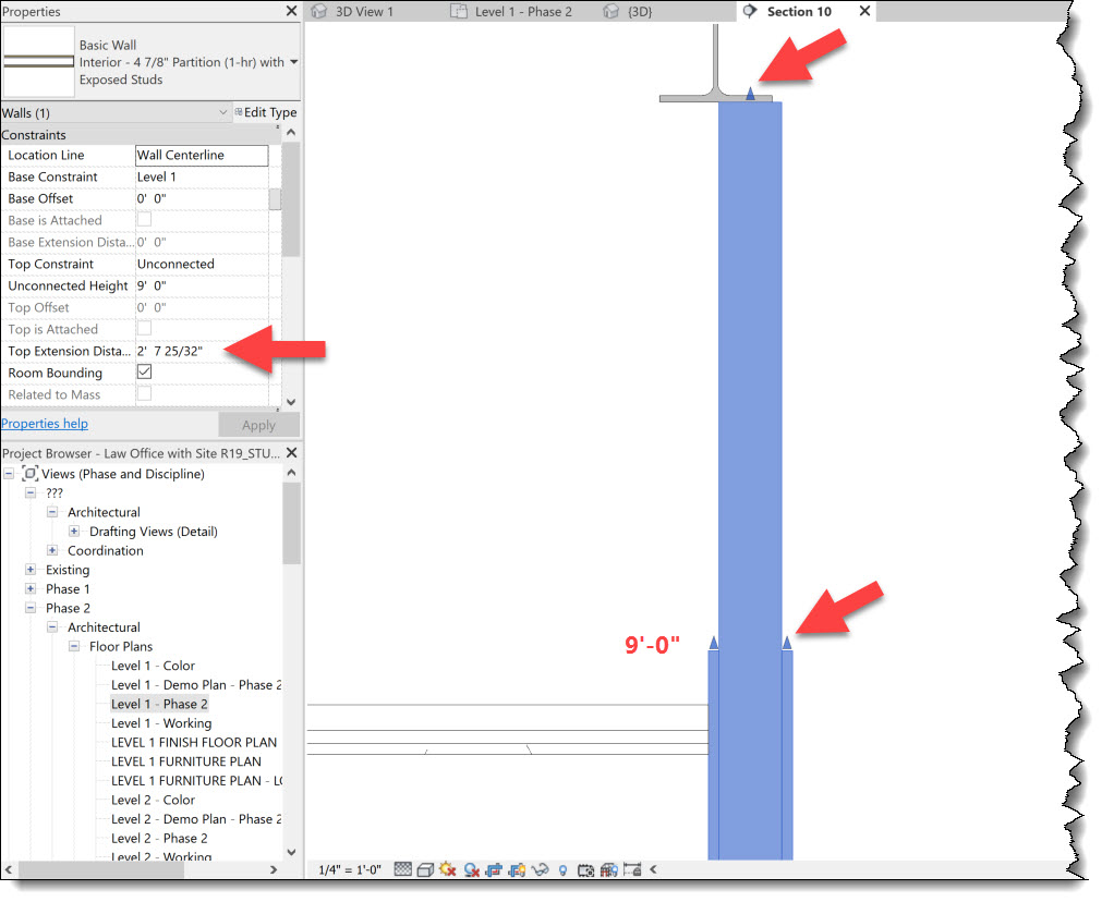 BIM Chapters Revit Wall Type Trick Showing Studs in Walls, Sort Of