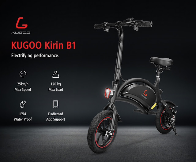 Conheça a nova Bicicleta Eléctrica Kugoo Kirin B1