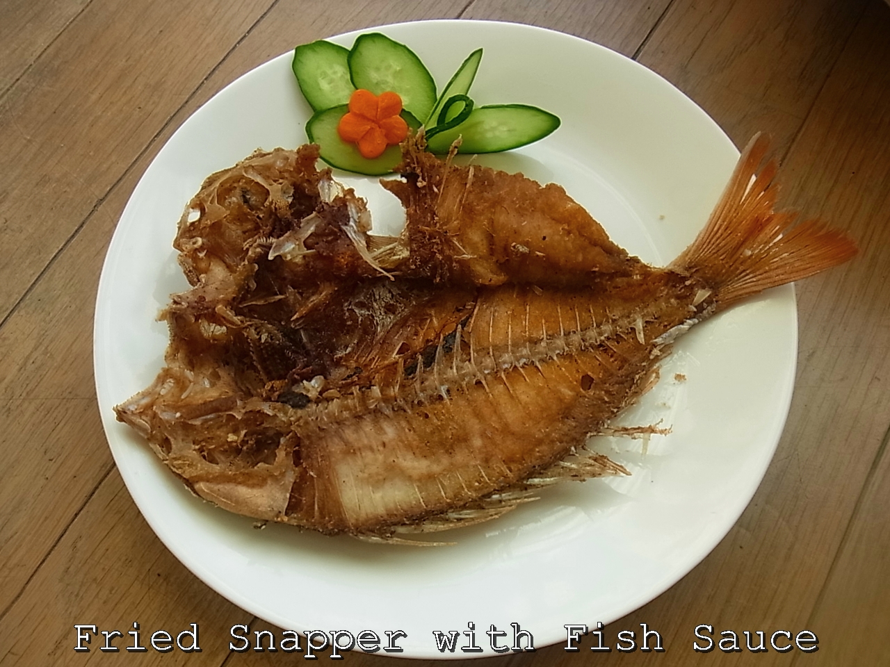 Fried Red Snapper with Fish Sauce - Taste of Siam
