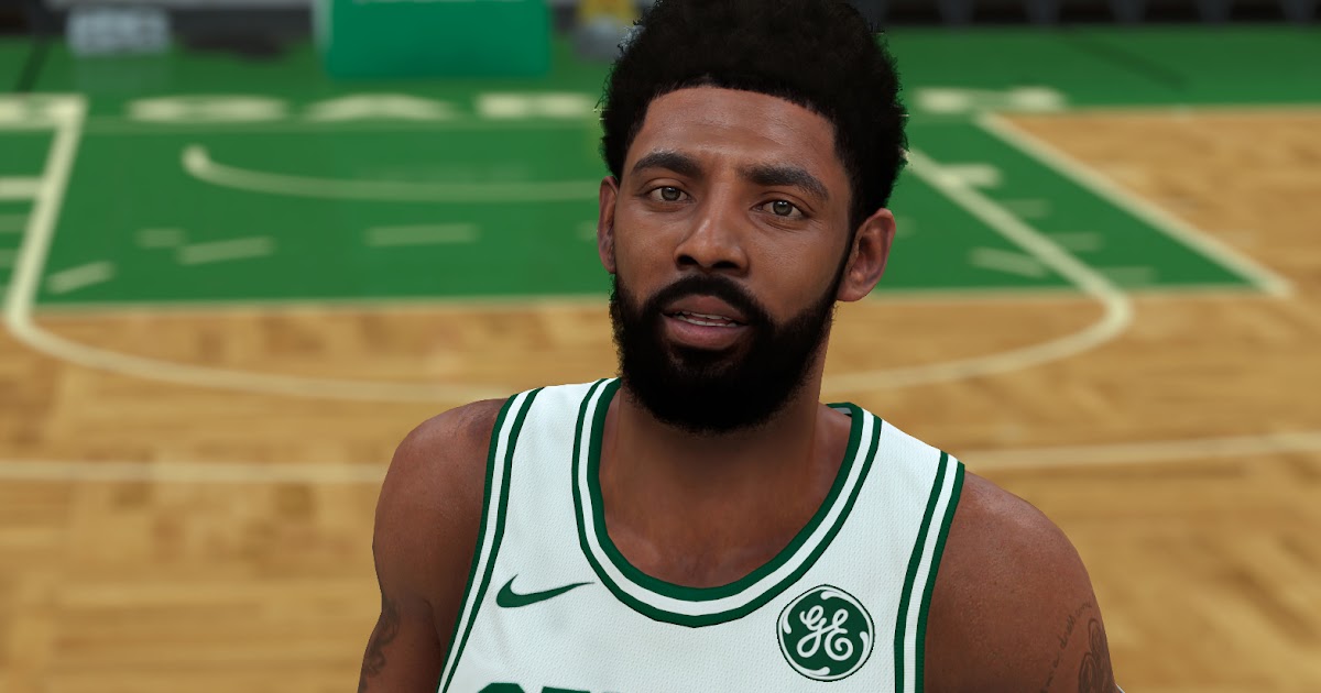 KYRIE IRVING CYBERFACE AFRO BY EGSMLLR [FOR 2K19] NBA