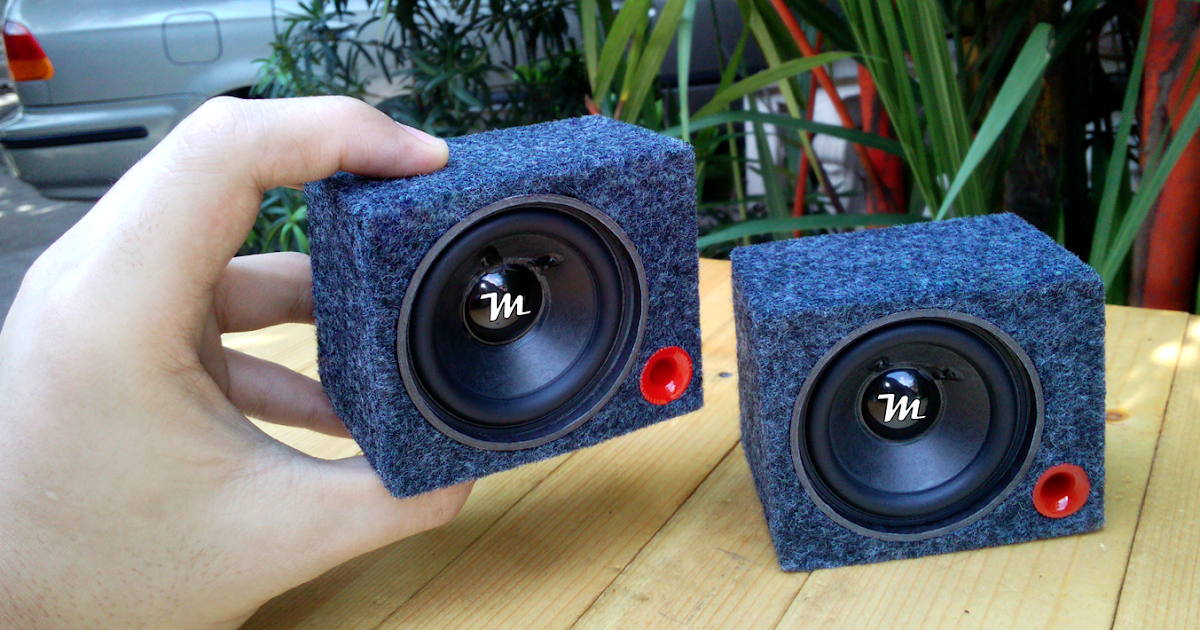 DIY Mini Subwoofer Connecting 2 Ported Mini Subwoofers on Model Car
