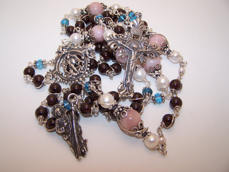 No. 25.  Rosary Of St. Michael and St. Jude, Custom Made for a client in Singapore (SOLD)