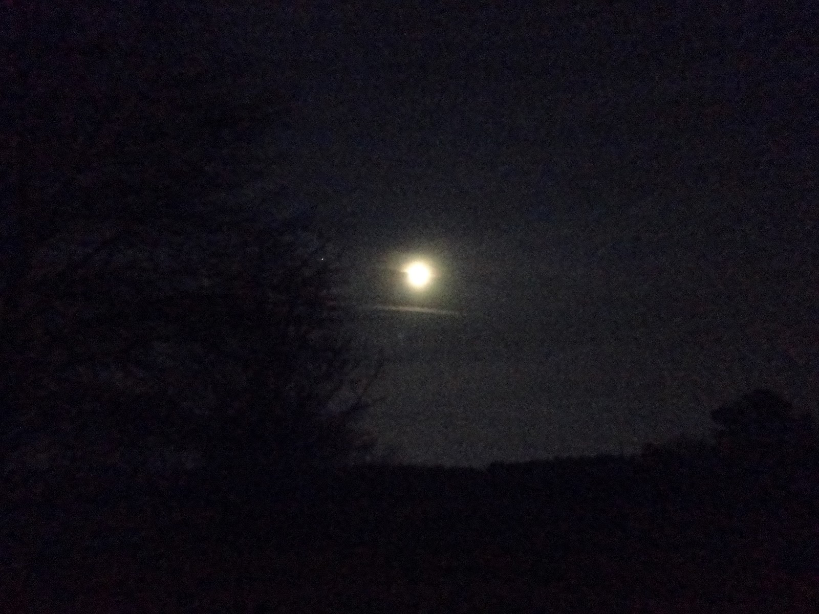 Our Georgia Farm: Pictures of the moon last night!