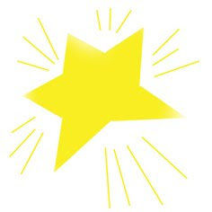 star christmas clip drawing coloring rays shining pictrures clipart pages cartoon yellow children jesus
