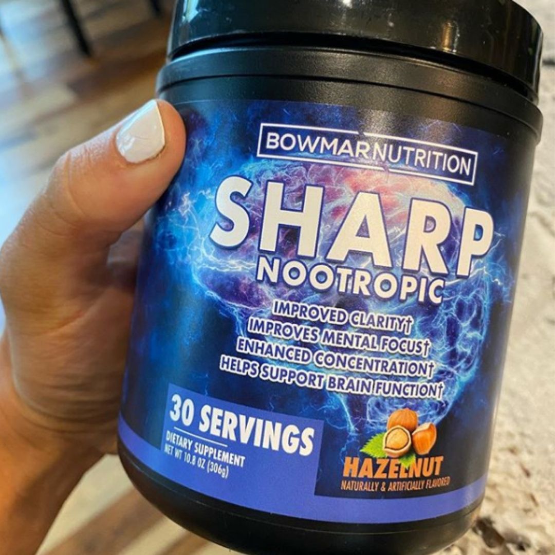 The Supp Plug Bowmar Nutrition's Sharp Nootrpic Adds Hazelnut Flavor