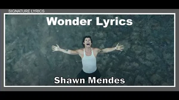 Wonder Lyrics, I wonder lyrics, Shawn Mendes Lyrics WONDER Lyrics - Shawn Mendes