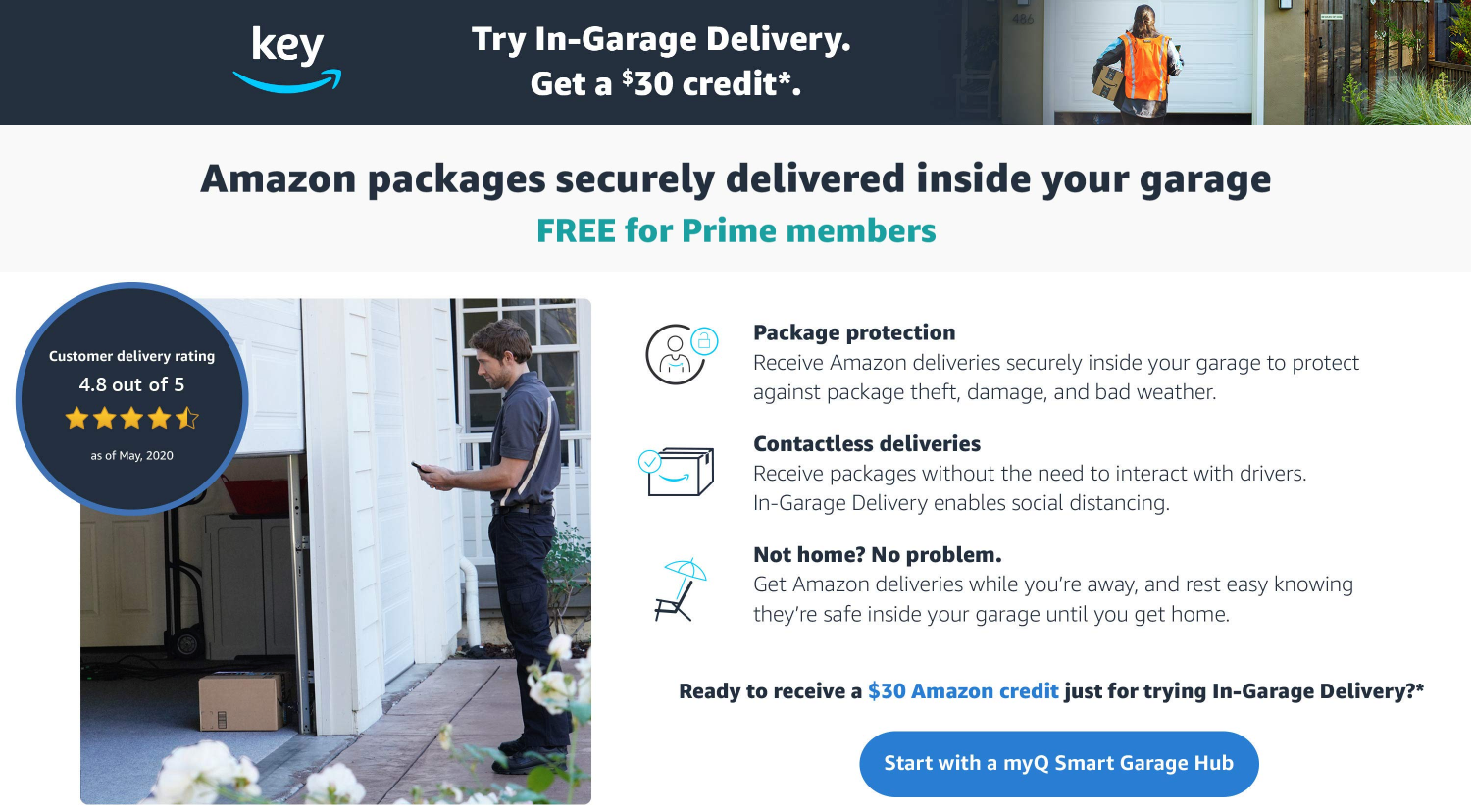 아마존(Amazon) 차고 배송(InGarage Delivery) 서비스 분석맨의 '창조'