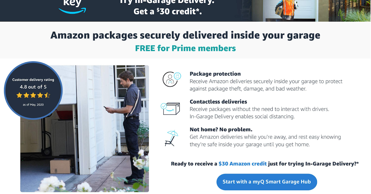 아마존(Amazon) 차고 배송(InGarage Delivery) 서비스 분석맨의 '창조'