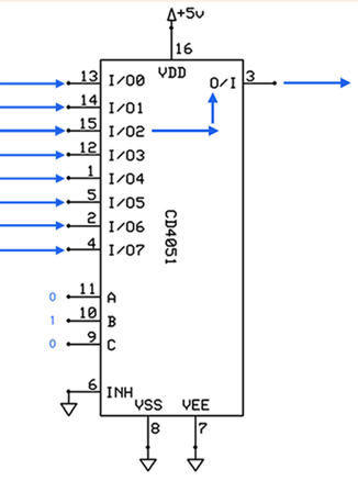 .: Mengakses IC 4051 MUX / DEMUX Dengan Bascom AVR