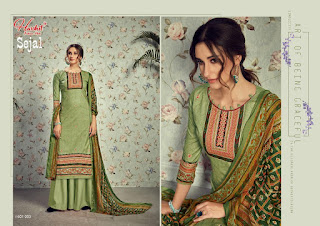 Lawn Cotton Suits wholesale price | Harshit Sejal catalog