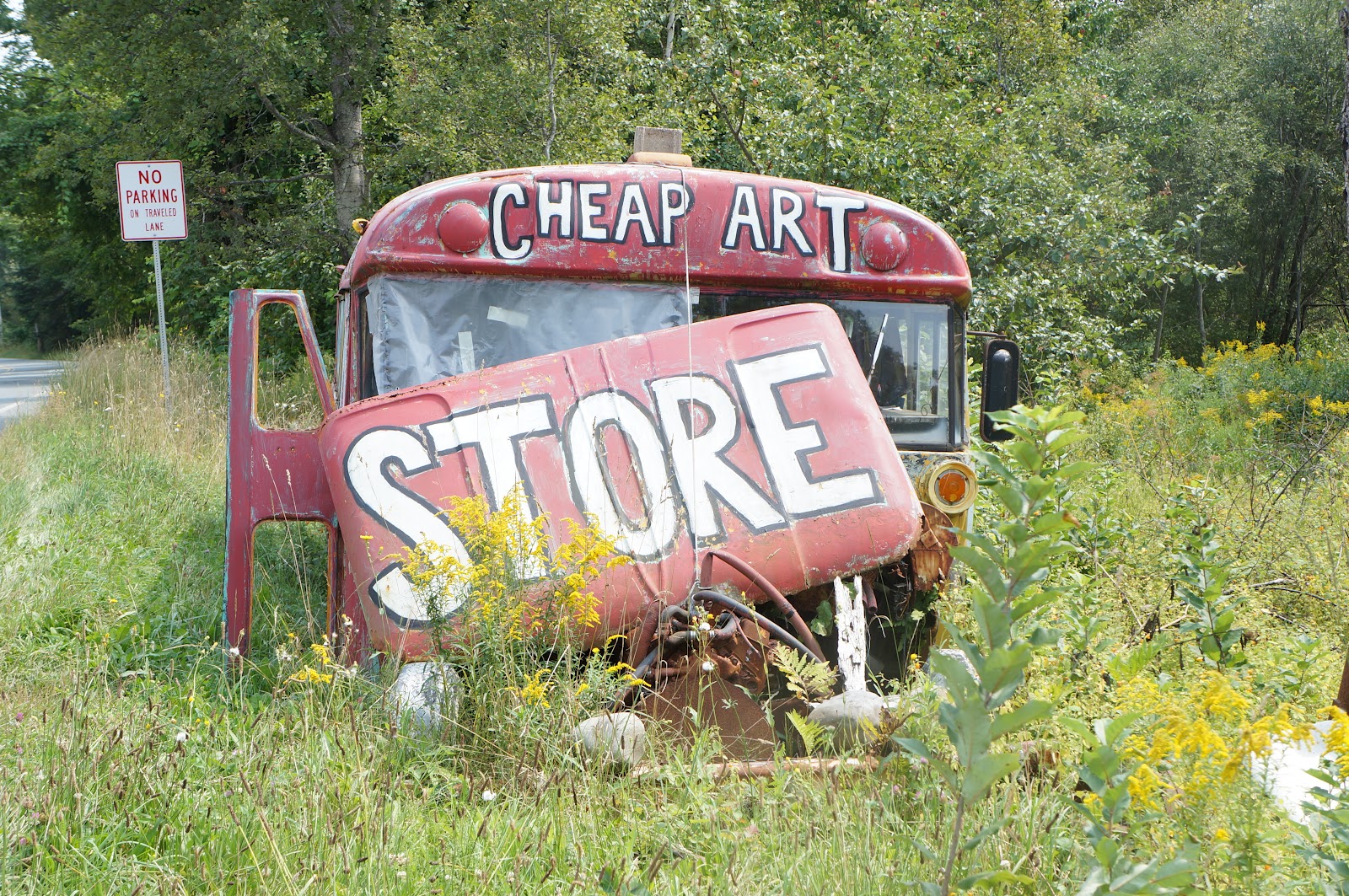 meriwinkle Bread and Puppet's Cheap Art Bus