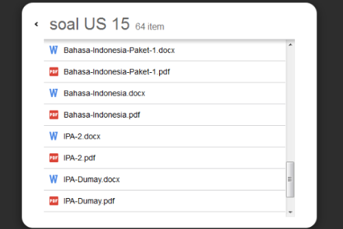 Soal Ujian Sekolah SD/MI Tahun 2015 Lengkap