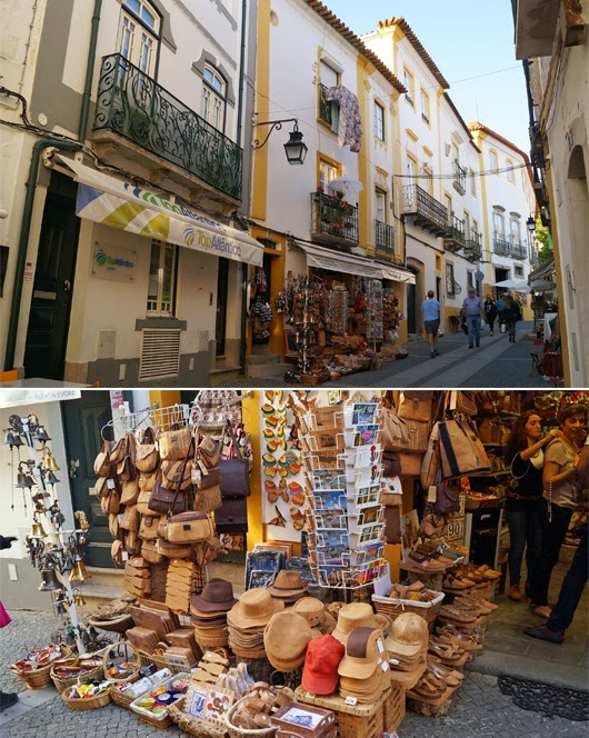a street and a souvenir shop