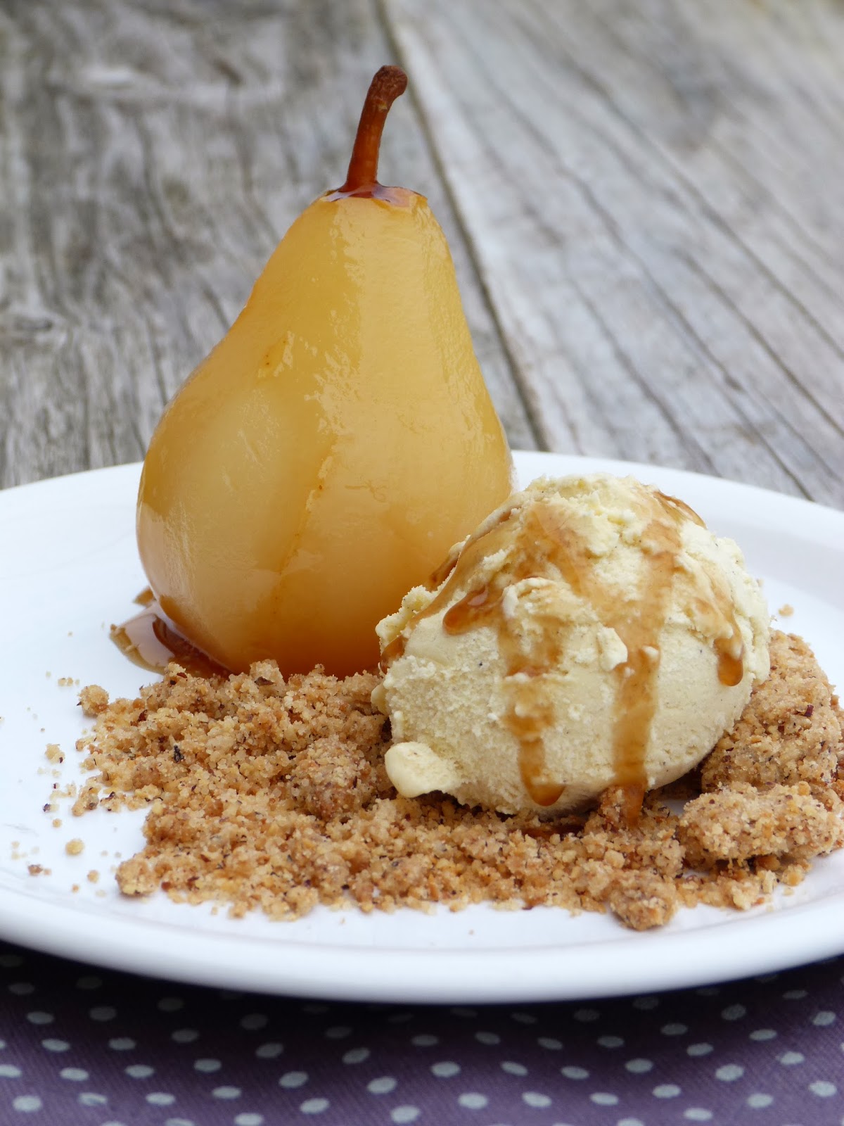 Que Faire Avec Des Poires Trop Mûres Chic, Chic, Chocolat: Poires pochées à l'érable, crumble à la noisette