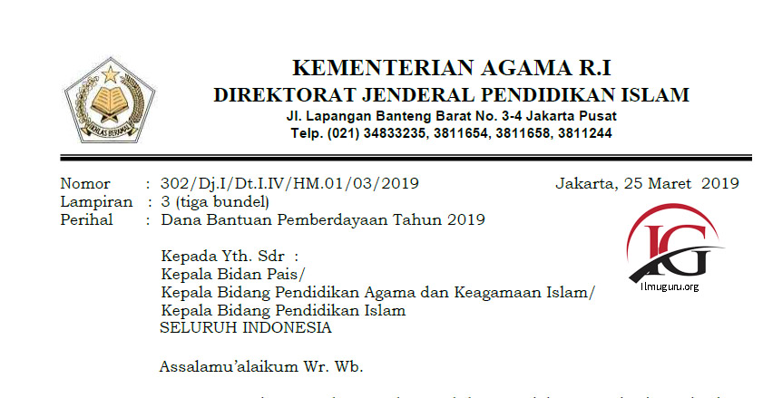 Dana Bantuan Pemberdayaan 2019