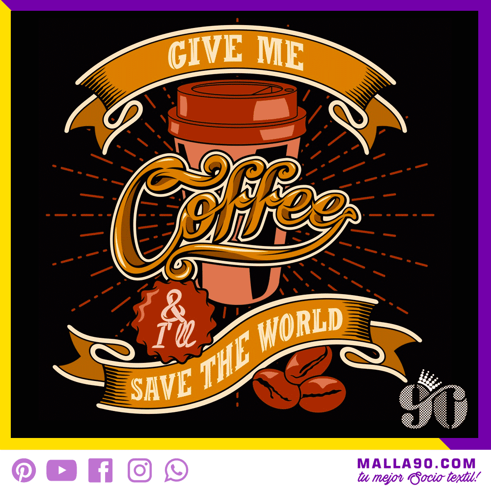 Dame Cafe en Vector para Playera Vector Playera Dame Cafe