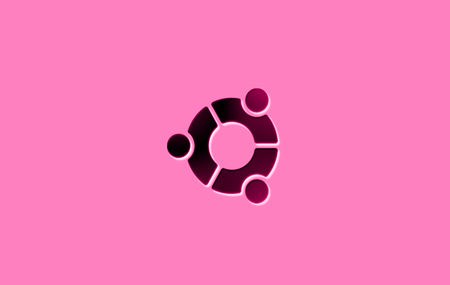 I love ubuntu!: 4-PINK UBUNTU WALLPAPER