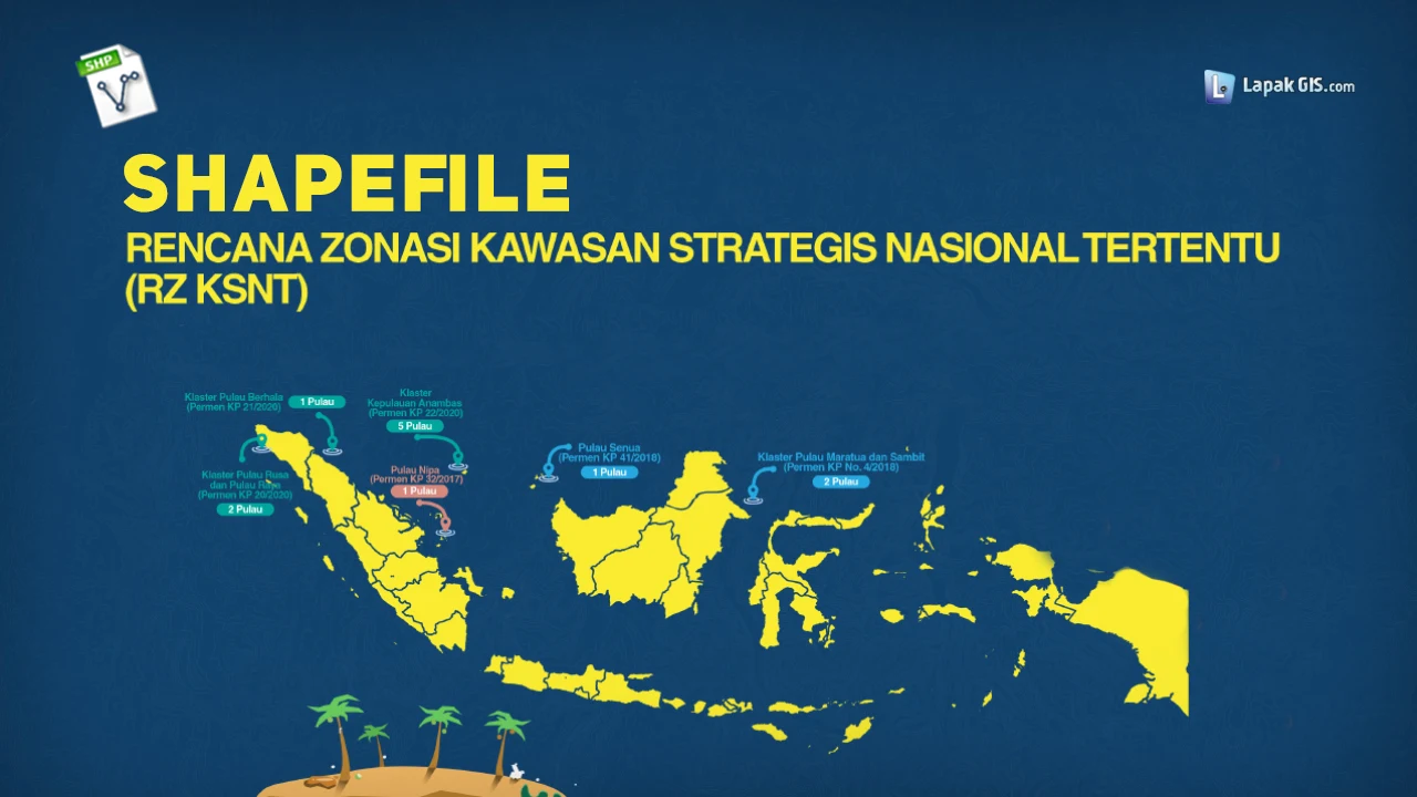 Data Shapefile (SHP) RZ KSNT Indonesia