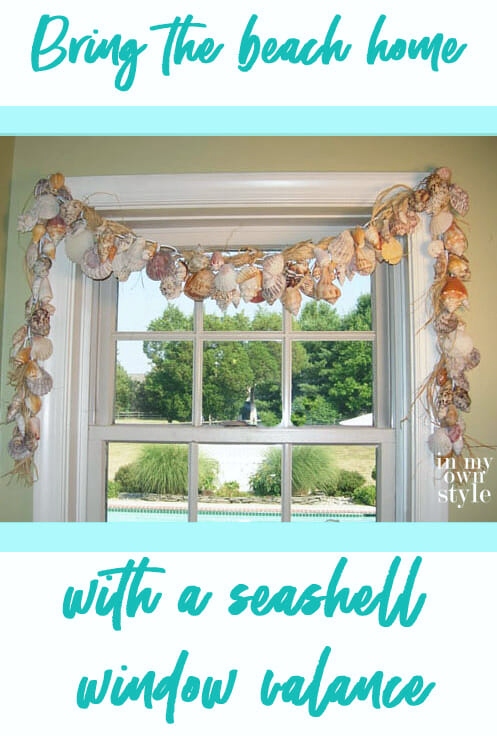 How to Decorate with a Seashell Garland or Multiple Shell Garlands