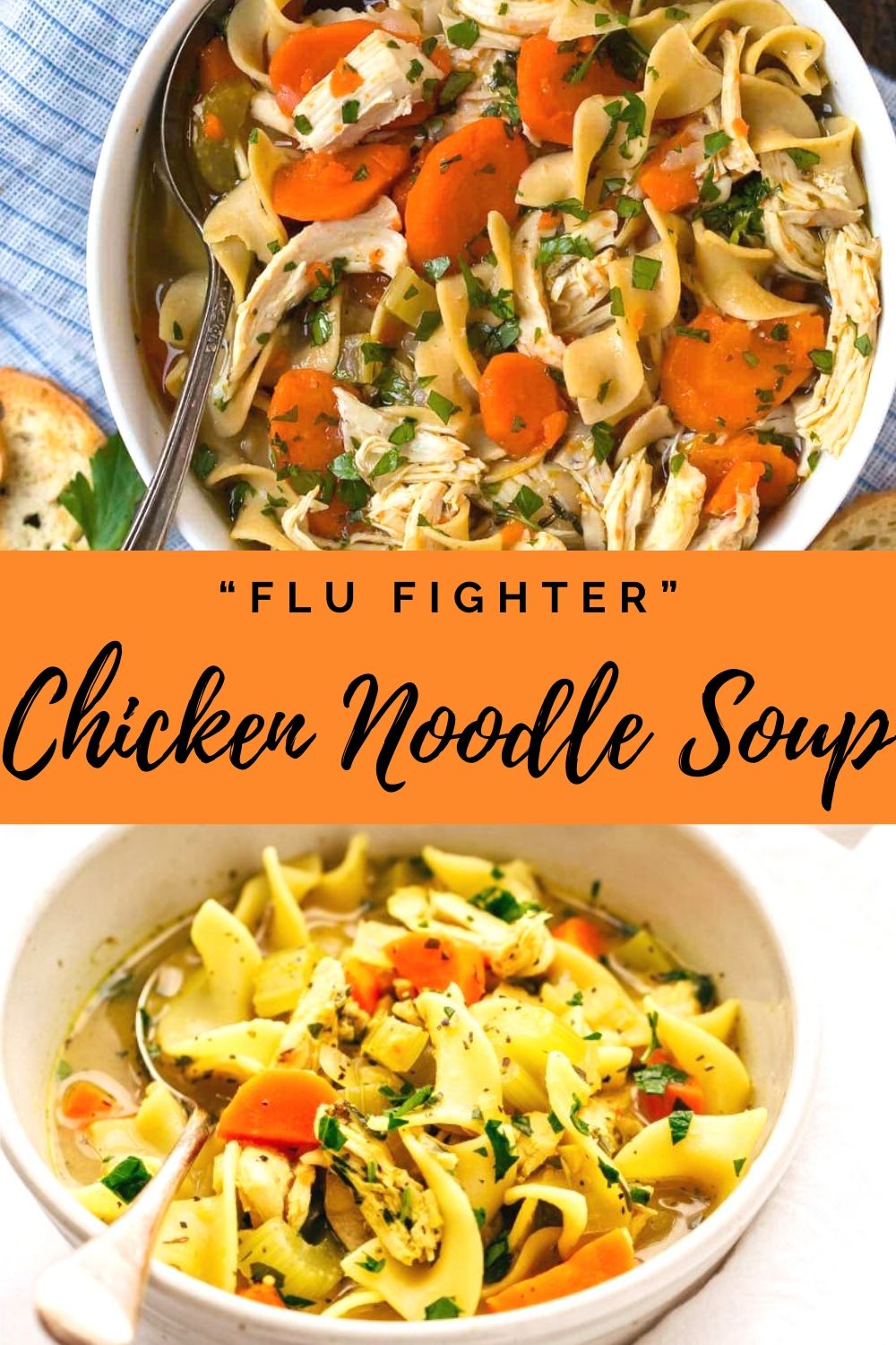 “Flu Fighter” Chicken Noodle Soup | New Recipe