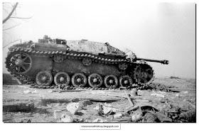destroyed German Stug 3