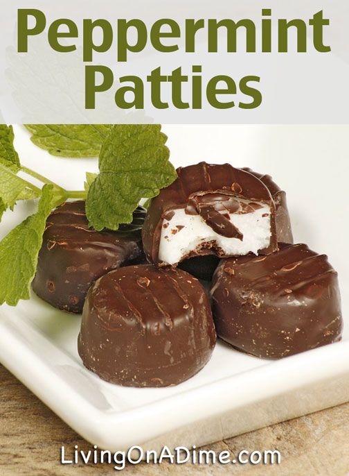 Homemade Party Mints York Peppermint Patties Secret Delicious