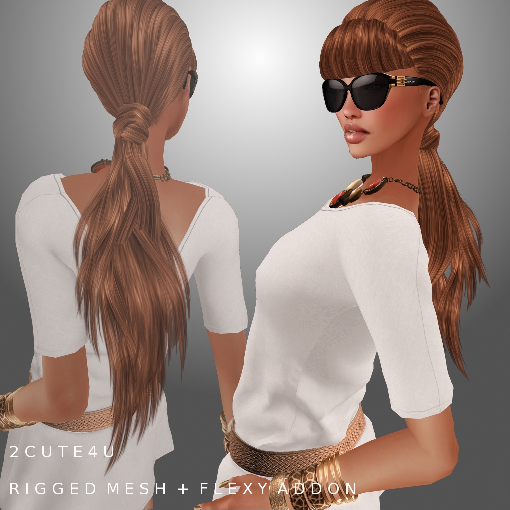 VANITY HAIR 108 2CUTE4U (RIGGED MESH)