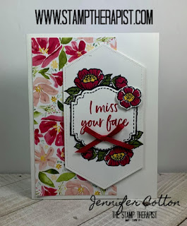 Jennifer shares how to make this card with Stampin' Up!'s Tags in Bloom set.  Click the photo to go to the blog to see the video!