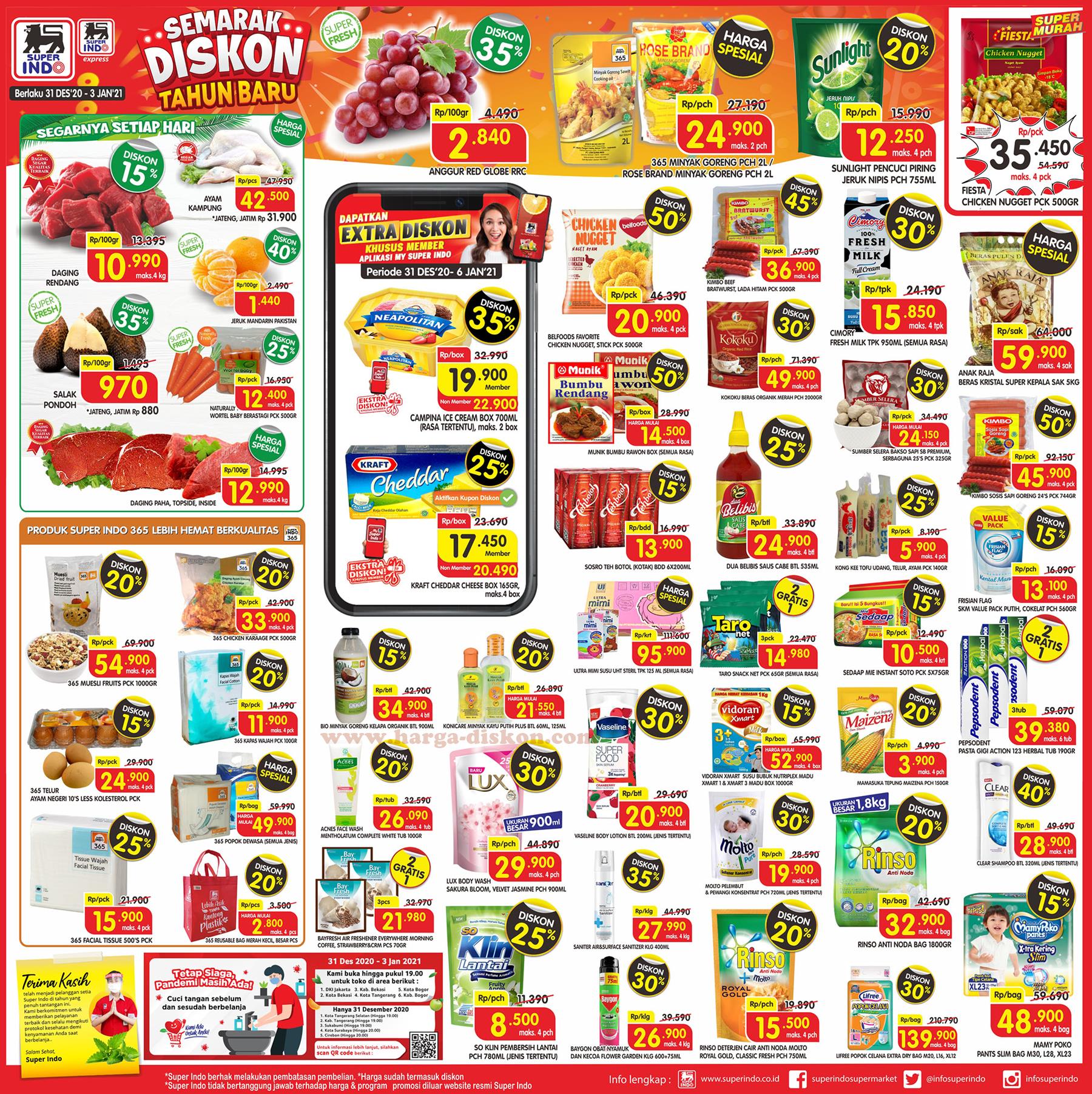 Promo Superindo Jsm Akhir Pekan 31 Desember 2020 03 Januari 2021 Beureum