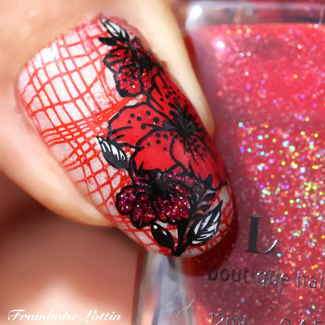 framboise nail art stamping: coupe des club 2016