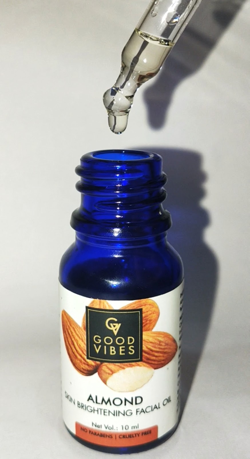 Good Vibes Skin Brightening Facial Oil Almond Review