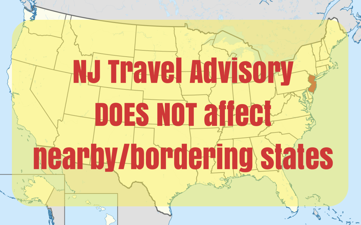 travel advisory nj