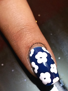 Tutorial 5: Blue Pajama Print Nails