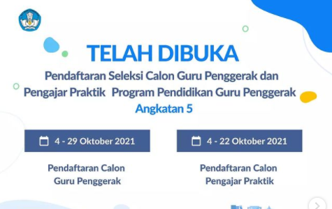 Pendaftaran Program Guru Penggerak Angkatan 5 Tahun 2021 Peluang Terkini