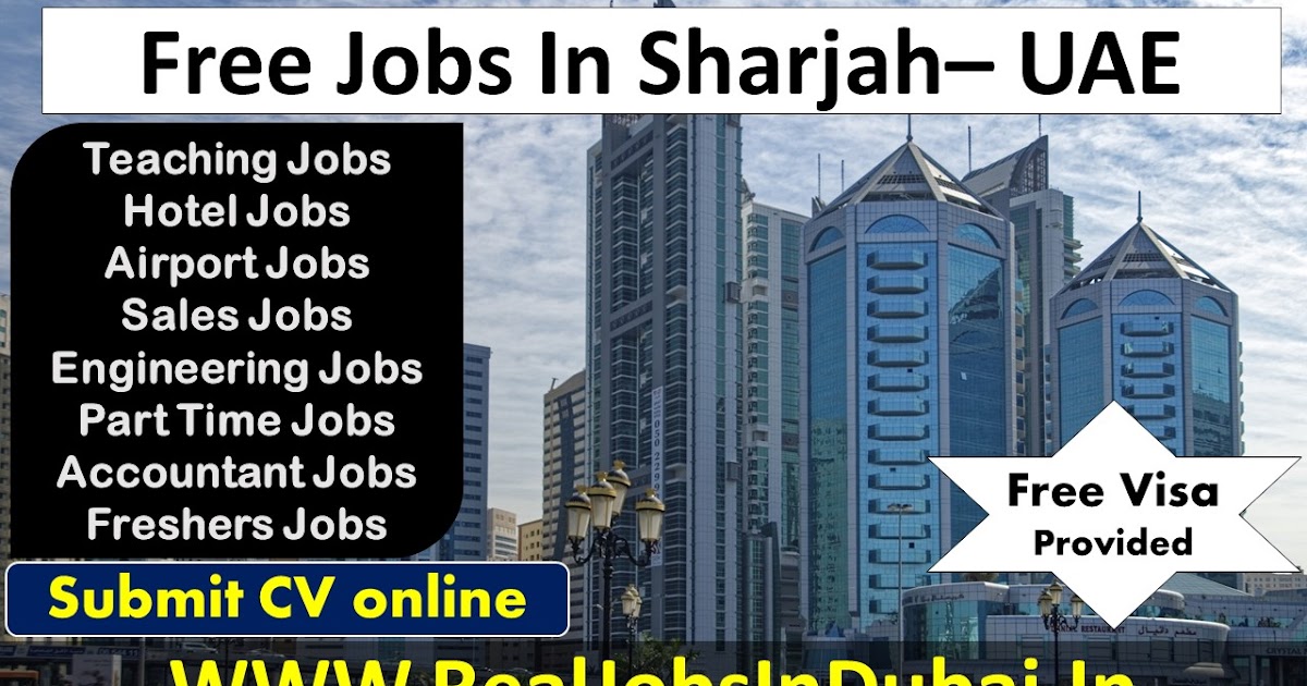 Latest Jobs In Sharjah UAE 2020