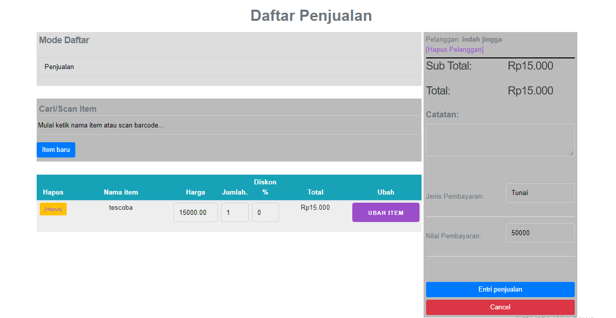 APLIKASI KASIR GRATIS,SOFTWARE PROGRAM GRATIS KASIR HC-OSPOS