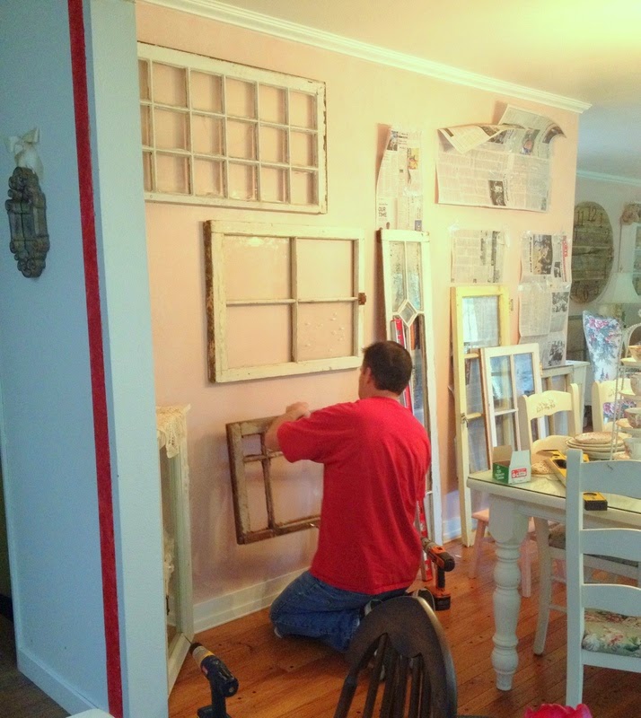 cherished*vintage Gallery Wall Vintage Windows